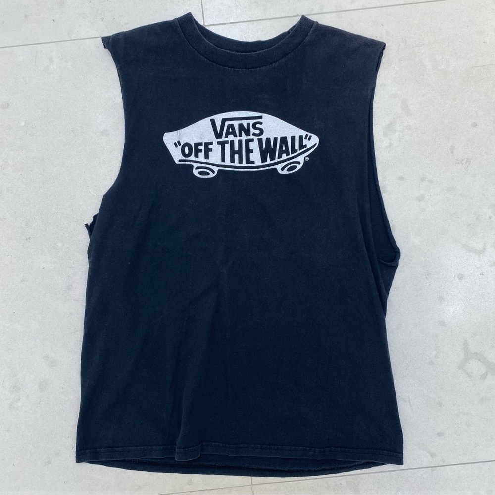 Vans Off The Wall Black Muscle Tee